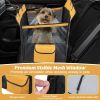 Dog Car Seat Cover for Small and Medium Dogs with Mesh Window