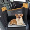 Dog Car Seat Cover for Small and Medium Dogs with Mesh Window