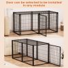 Dog Crate 63" Dog Kennel for Small Medium Dogs, Puppy Dog Playpen with Top, Pet Cage, Indoor, Black.63"L x 29.9"W x 31.9"H.