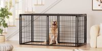 Dog Crate 63" Dog Kennel for Small Medium Dogs, Puppy Dog Playpen with Top, Pet Cage, Indoor, Black.63"L x 29.9"W x 31.9"H.