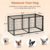 Dog Crate 63" Dog Kennel for Small Medium Dogs, Puppy Dog Playpen with Top, Pet Cage, Indoor, Black.63"L x 29.9"W x 31.9"H.