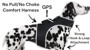 Pet Tracker Waterproof Tracking Device + High Accuracy Dog GPS App Tracker Size:M