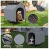 Pet House with Ventilated Windows for Indoor & Outdoor