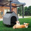 Pet House with Ventilated Windows for Indoor & Outdoor