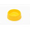 1Pc High Quality Solid Color Pet Bowls Candy-Colored Lightweight Plastic Single Bowl Small Dog Cat Pet Bowl Pet Feeding Supplies